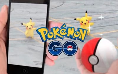 Hænder der spiller Pokémon GO