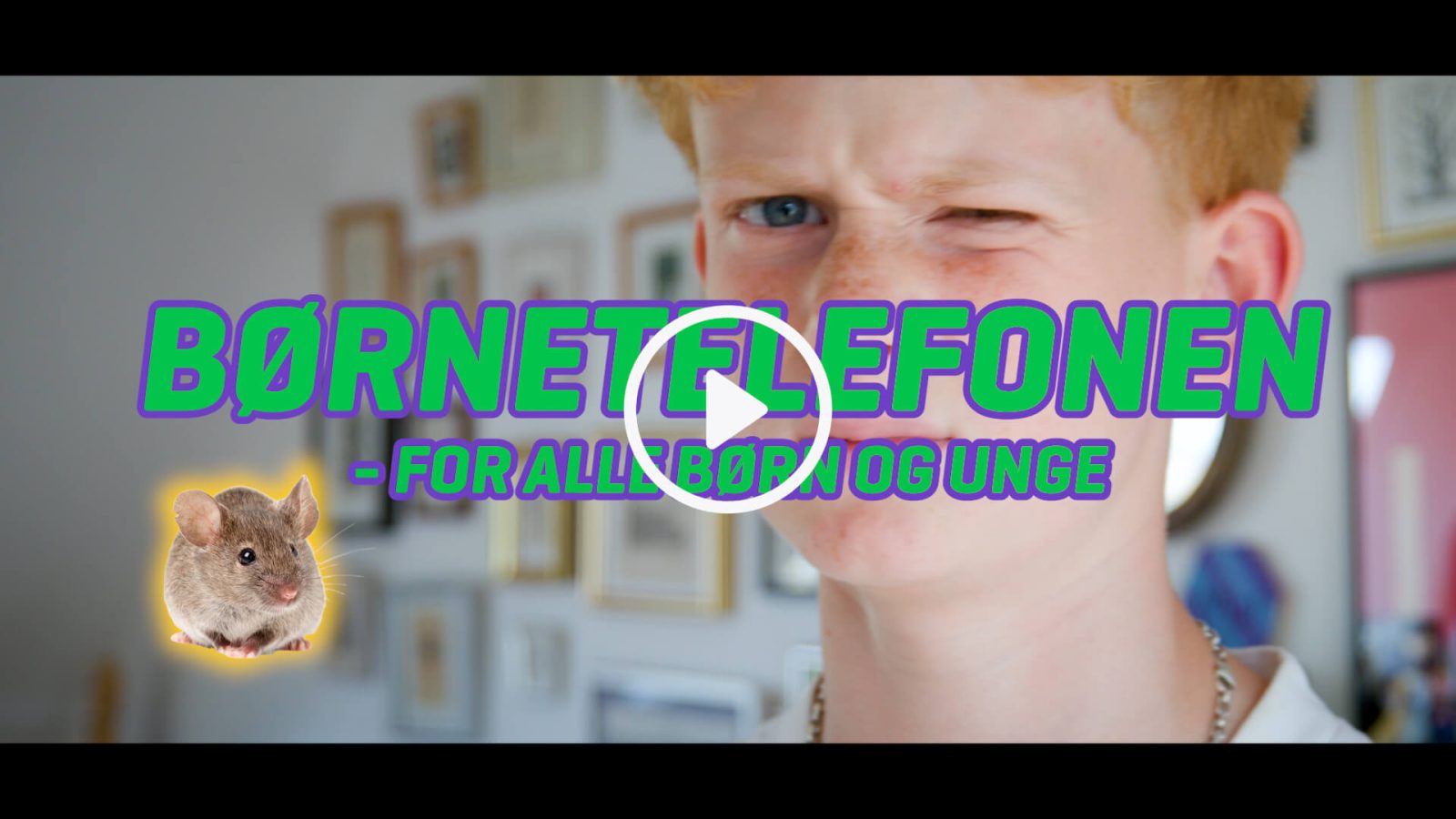 Thumbnail for videoen 'BørneTelefonen – for alle børn og unge'
