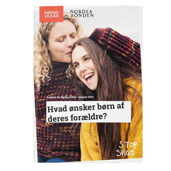 Forside for en rapport omkring forældre fra Børns Vilkår