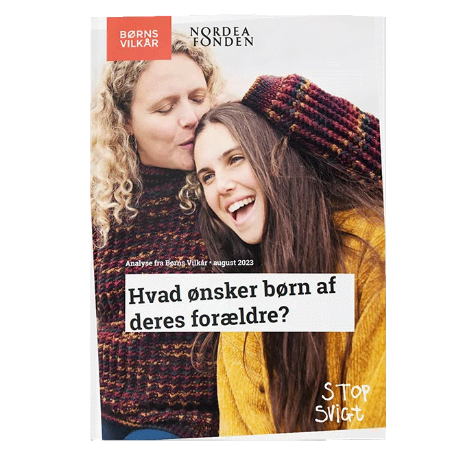 Forside for en rapport omkring forældre fra Børns Vilkår