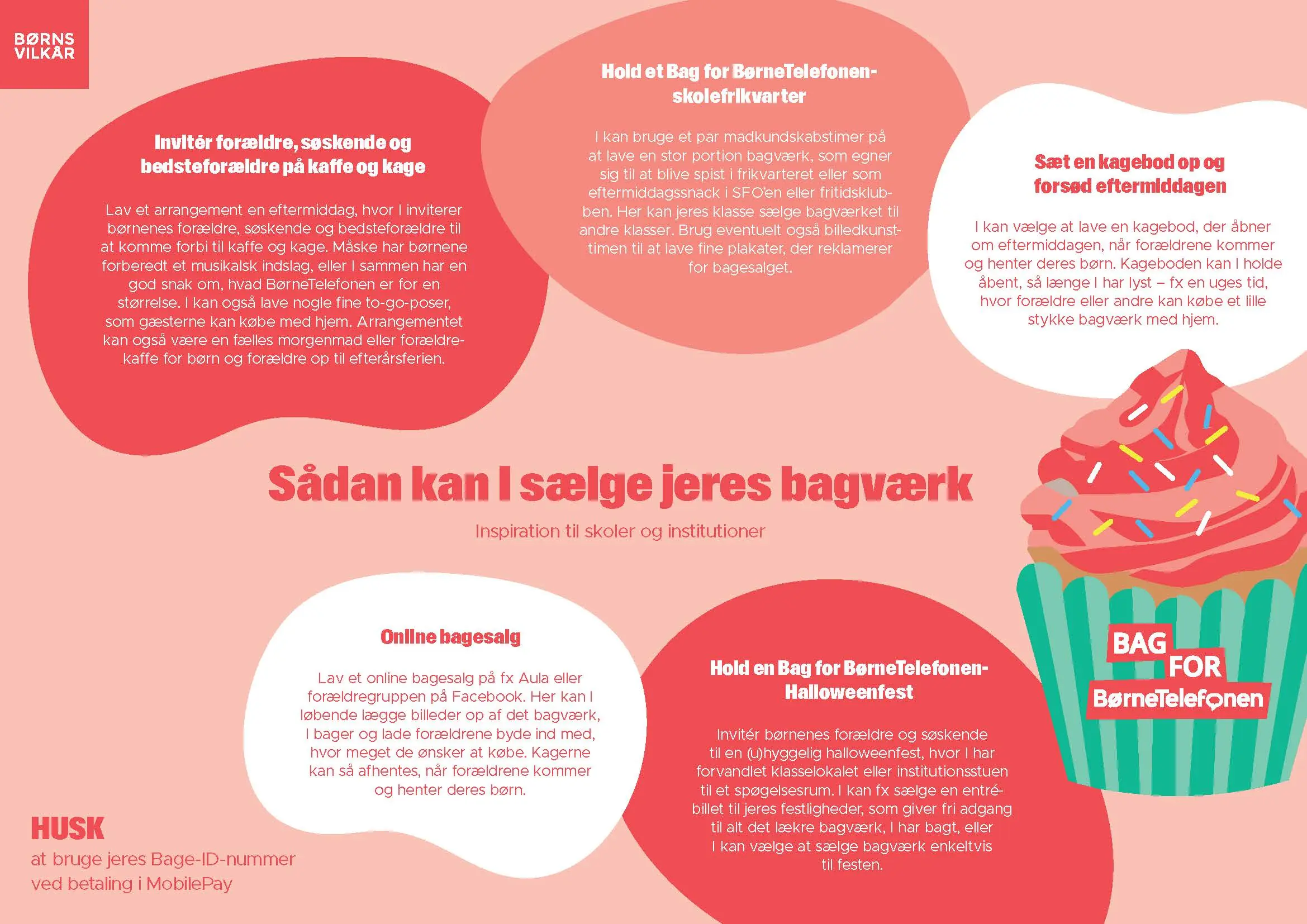 Inspiration til bagesalg til skoler og institutioner