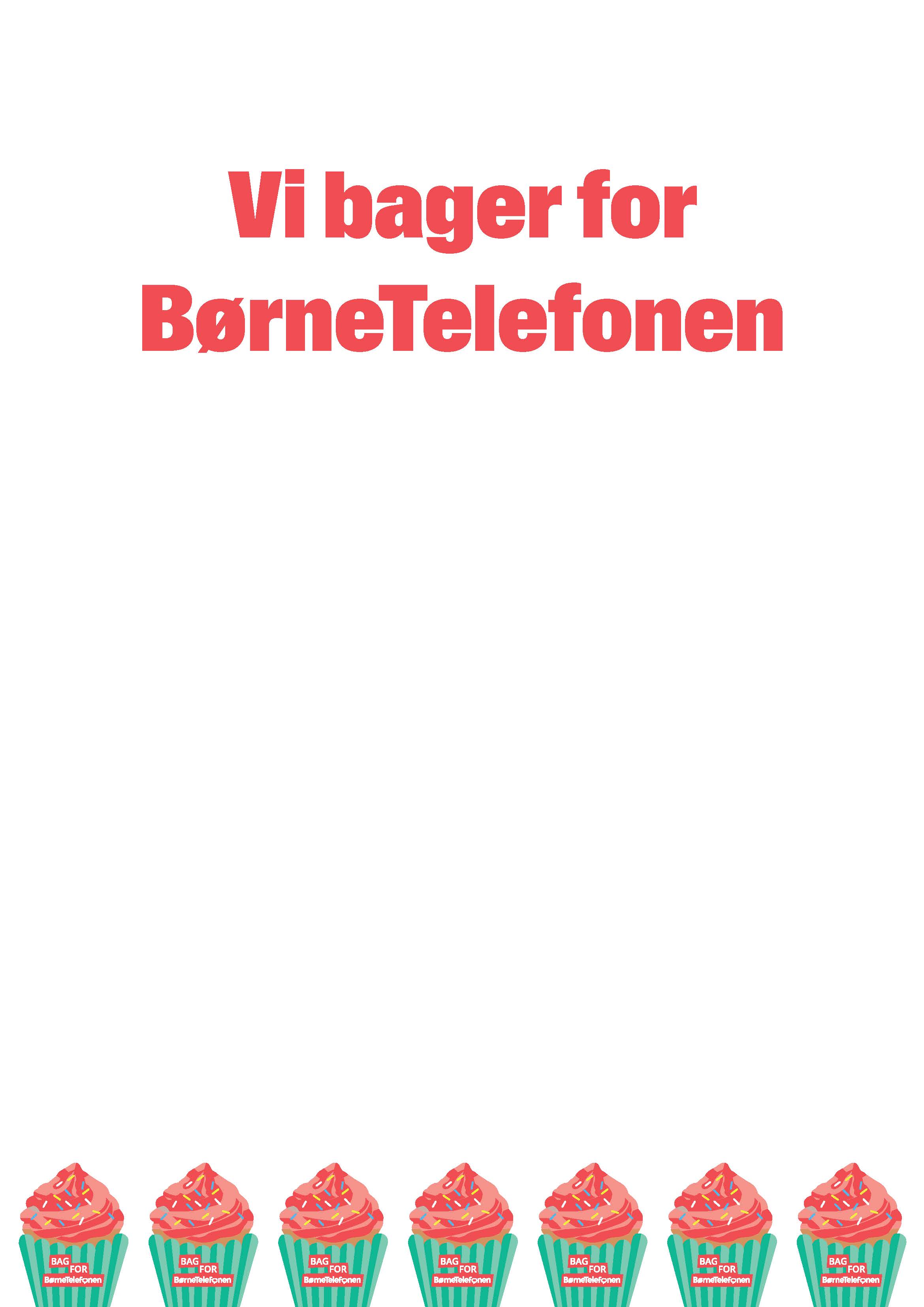BFB tegn-selv muffin plakat